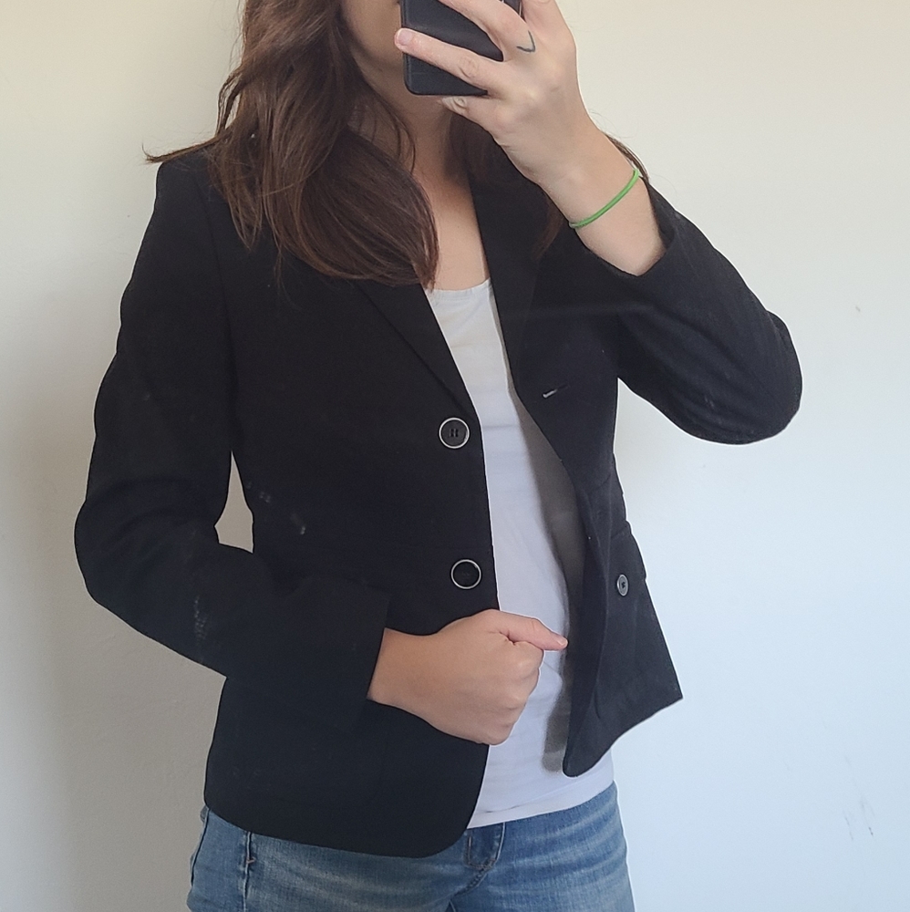 Talbots Black Wool Blazer | Sz 4